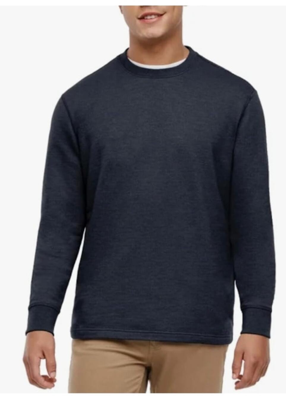Orvis Men's Long Sleeve Textured Crew Pullover